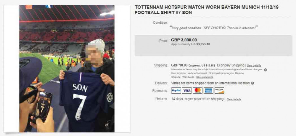 “피가 거꾸로...” 손흥민에게 유니폼 받아간 남성 본 토트넘 팬들 상황