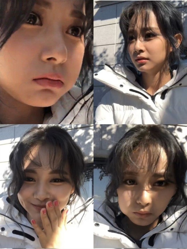 뭐 먹고 있는 트와이스 쯔위 볼따구